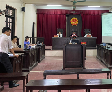 Viện KSND huyện Mê Linh phối hợp với Tòa án cùng cấp tổ chức phiên tòa rút...